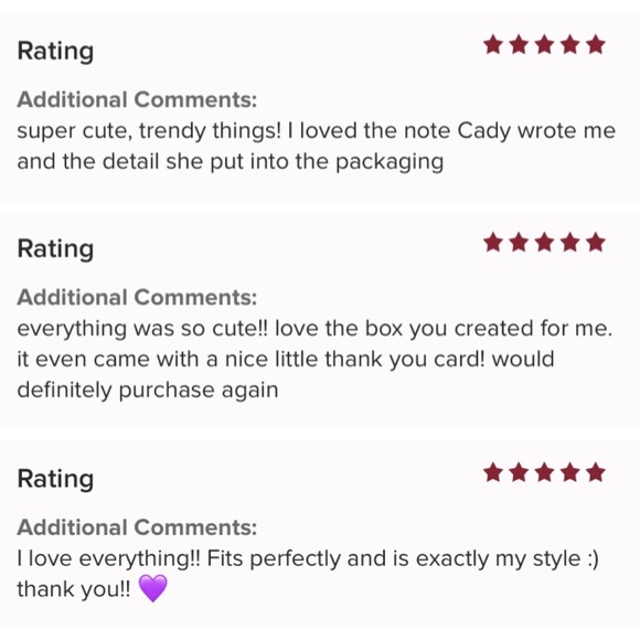 @CadyStringer Mystery Box Reviews & Love Notes!🖤 - Picture 4 of 8